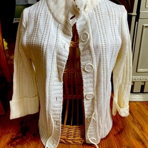 Girl’s Cream Cardigan, EUC, size 14/16